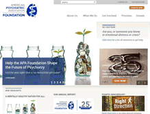 Tablet Screenshot of americanpsychiatricfoundation.org